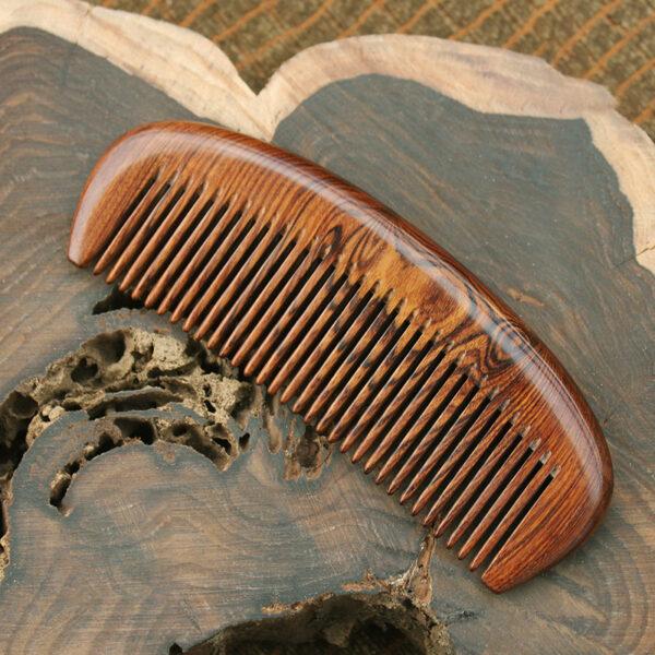 simple Red Sandalwood comb, hair comb