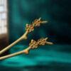 nice plum flower branch shape wood hairpin, hair stick