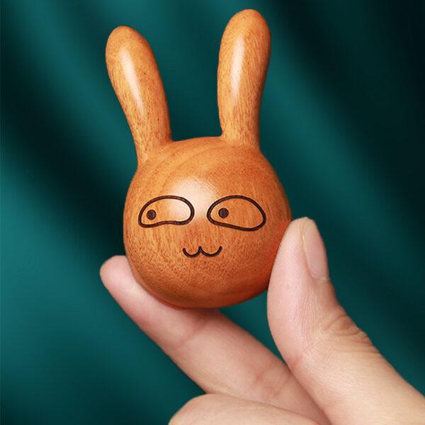 cute rabbit shape Wooden massager